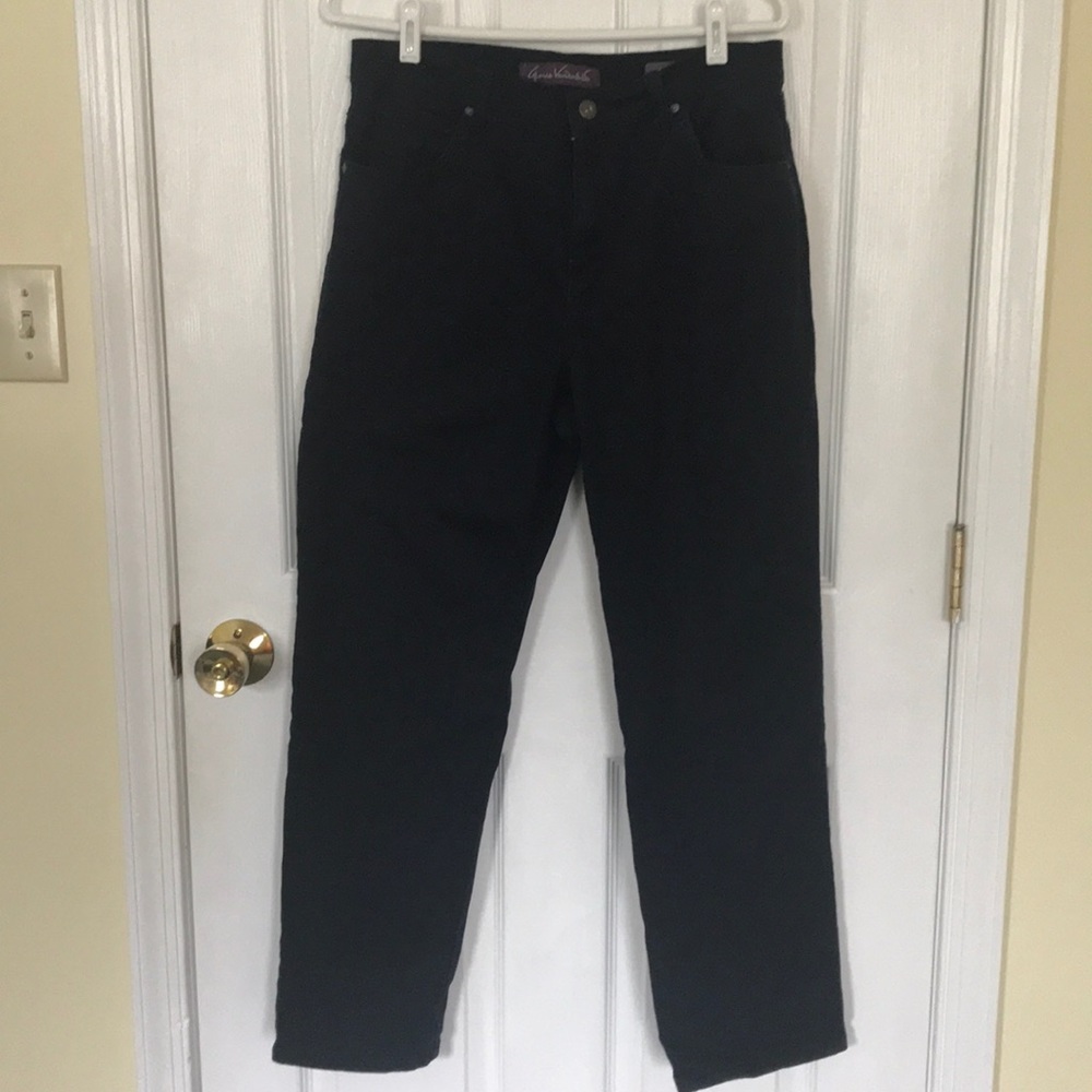 Navy Gloria Vanderbilt straight leg jeans 12S